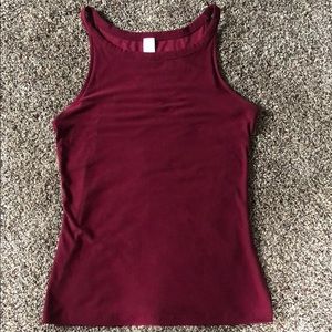Maroon tank top